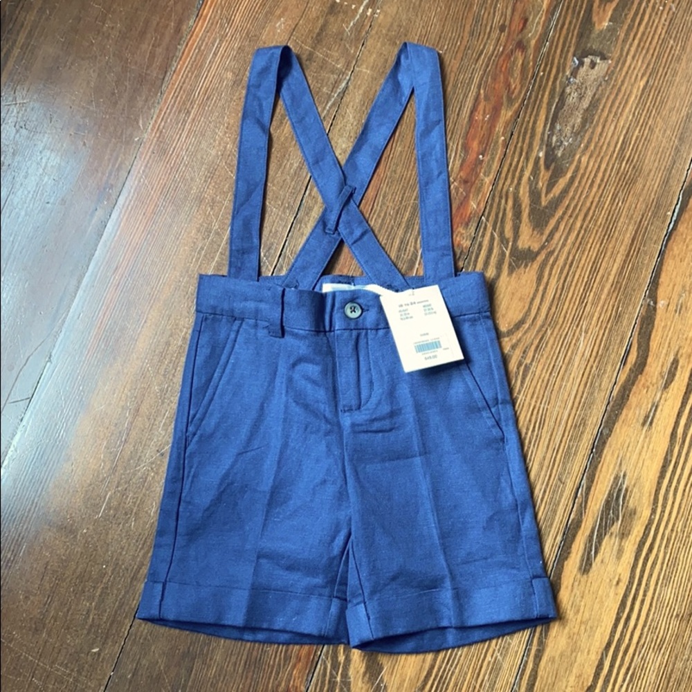 Janie and Jack suspender shorts